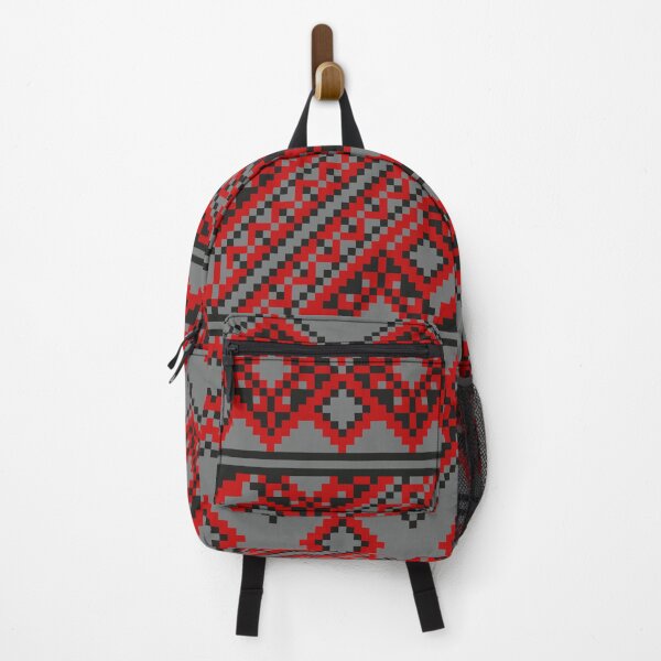 Item preview, red and black Aztec embroidery  designed and sold by obinsuma.