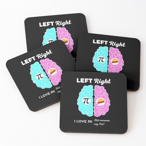 Item preview, Pi Pie Math Joke Left Right Brain Hemisphere designed and sold by LordAudes.