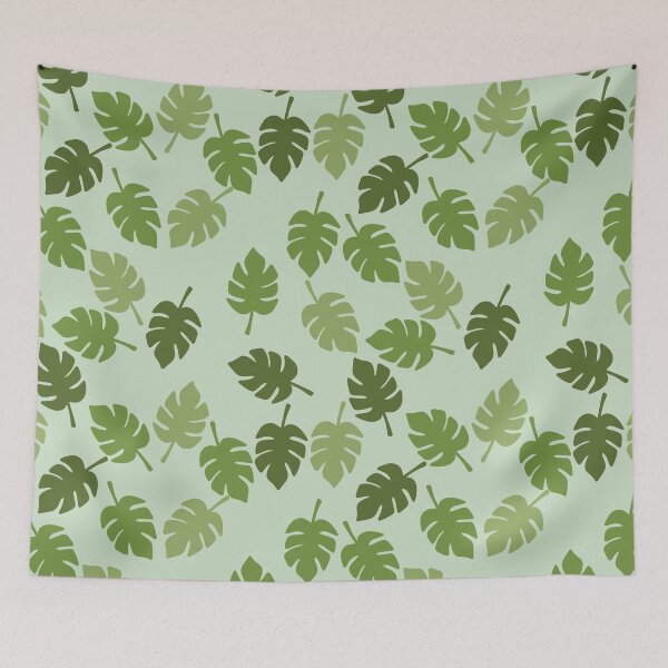Item preview, Tropical leaves pattern designed and sold by ArtsByAsia.