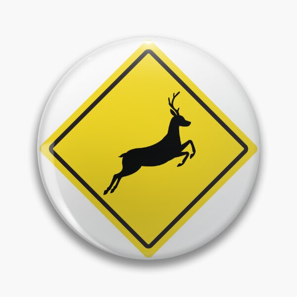 Item preview, Deer road sign designed and sold by Design Kingdom.
