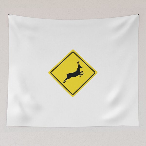 Item preview, Deer road sign designed and sold by Design Kingdom.