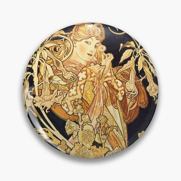 Artikelvorschau, Alphonse Mucha - Femme à la Marguerite entworfen und verkauft von tomorrowsart.