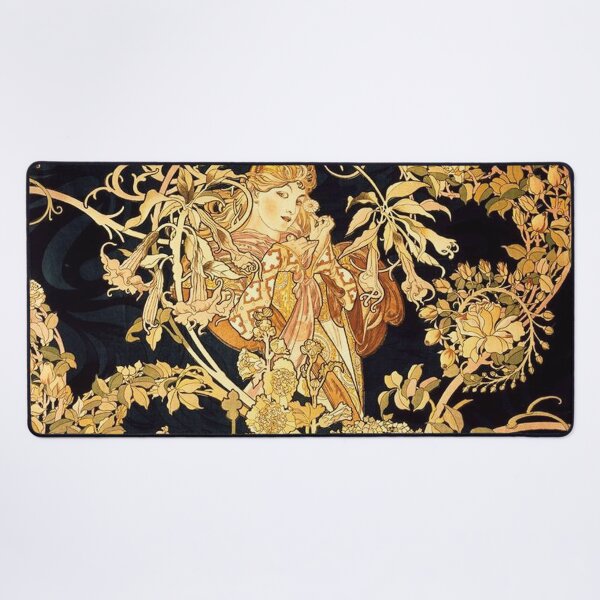Item preview, Alphonse Mucha - Femme a la Marguerite designed and sold by tomorrowsart.
