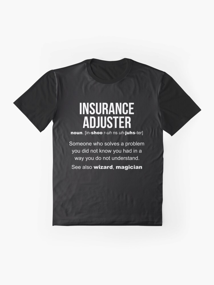 "Insurance Adjuster Definition" Tshirt by LazyGreyBear Redbubble