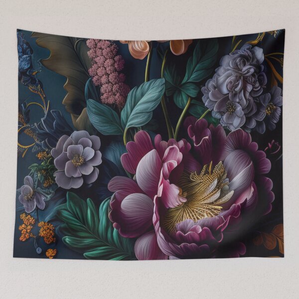 Item preview, Beautiful cinematic painted dry flowers designed and sold by RK - Shop.