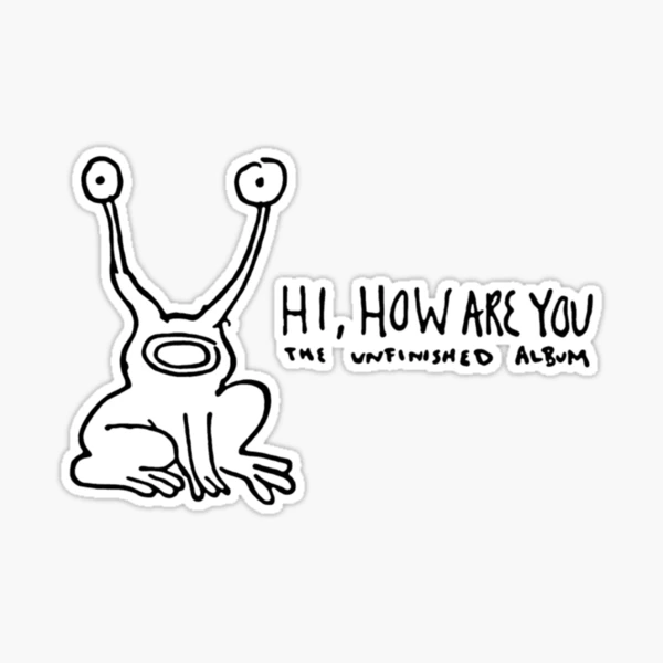 トップス Daniel Johnston Jeremiah The Innocent Daniel Johnston Postcard -- Jeremiah the Frog of Innocence