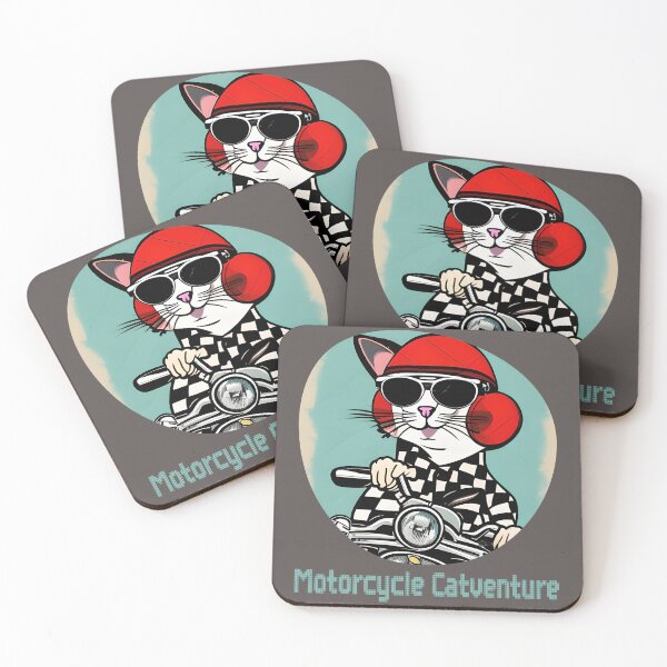 Item preview, Motorcycle Catventure - Funny cat on a motorcycle designed and sold by LV-creator.