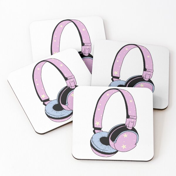 Item preview, Headphones with a star  designed and sold by PinkyMooon.