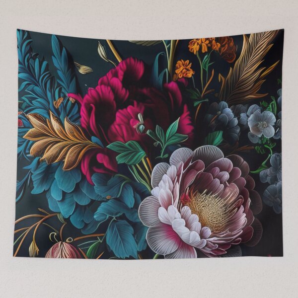 Item preview, Beautiful cinematic painted dry flowers in a bouquet designed and sold by RK - Shop.