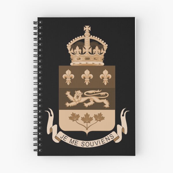 Item preview, Quebec dark emblem designed and sold by bumblethebee.