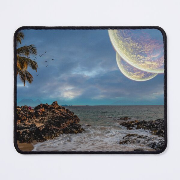 Item preview, Beach on an Exoplanet in an Alternate Universe at Sunset designed and sold by Caregiverology.