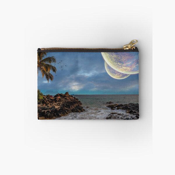Item preview, Beach on an Exoplanet in an Alternate Universe at Sunset designed and sold by Caregiverology.
