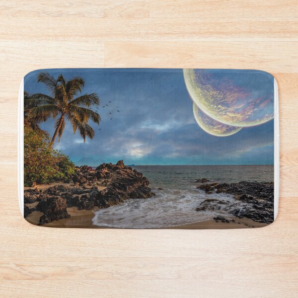 Item preview, Beach on an Exoplanet in an Alternate Universe at Sunset designed and sold by Caregiverology.