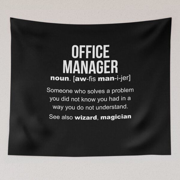 Item preview, Office Manager Definition designed and sold by LazyGreyBear.