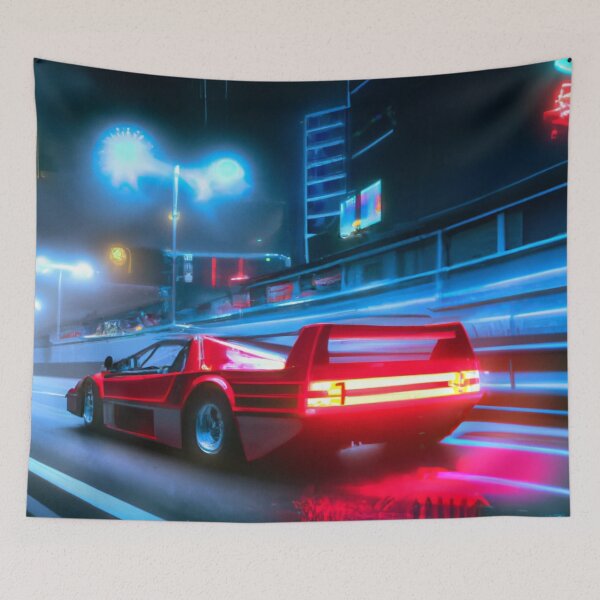 Item preview, Cyberpunk Ferrari 512 in the streets designed and sold by SpaceCars.