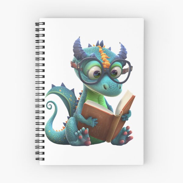 Item preview, Cute Cartoon Dragon Reading a Book  designed and sold by BeaconMarketing.