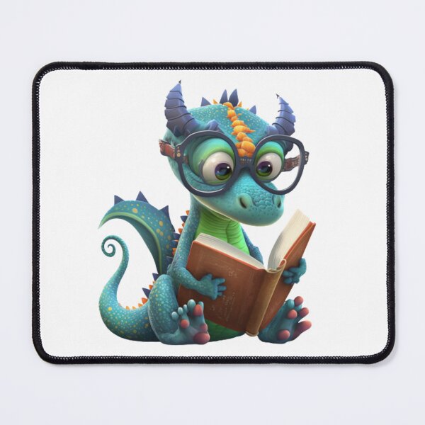 Item preview, Cute Cartoon Dragon Reading a Book designed and sold by BeaconMarketing.
