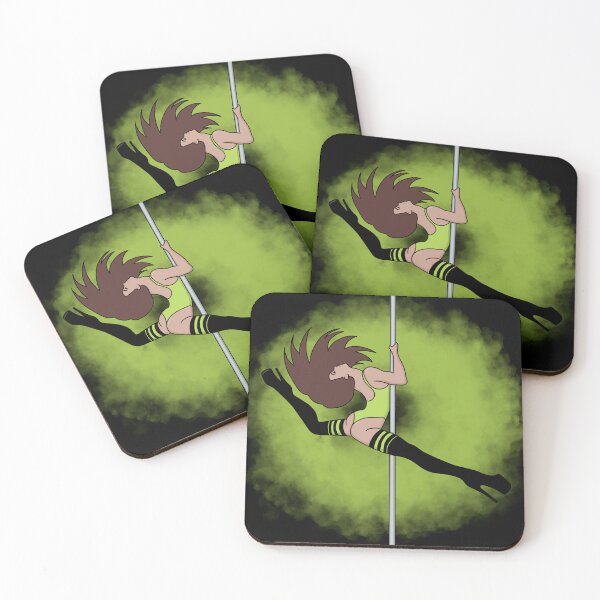 Item preview, Exotic poledancer (black background) designed and sold by LittlePolina.