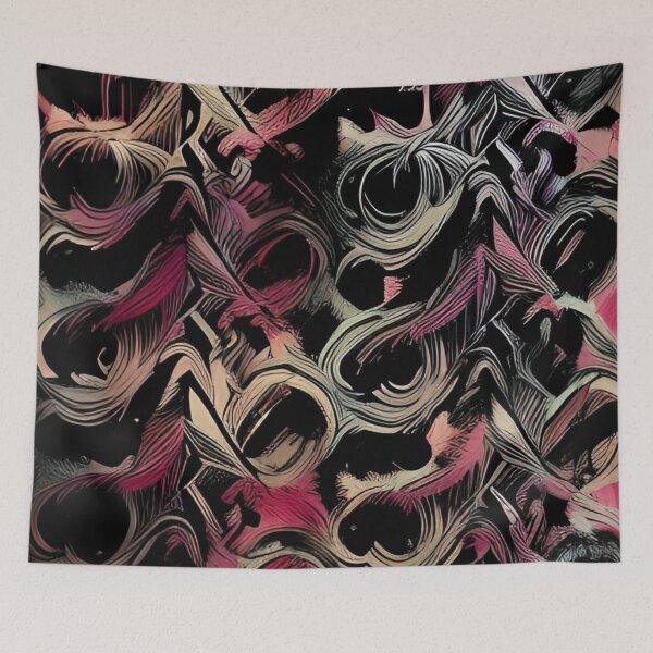 Item preview, Colorful Abstract Psychedelic Pattern Design designed and sold by bandjdesigns.
