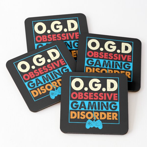 Item preview, Obsessive Gaming Disorder Blue designed and sold by SamuraiGaming.