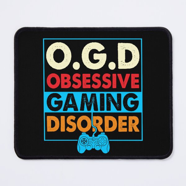 Item preview, Obsessive Gaming Disorder Blue designed and sold by SamuraiGaming.