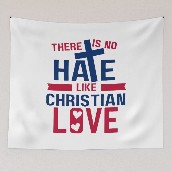 Item preview, No Hate Like Christian Love designed and sold by yoshra.