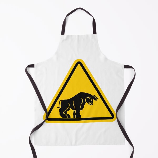 Item preview, Bull road sign designed and sold by Design Kingdom.