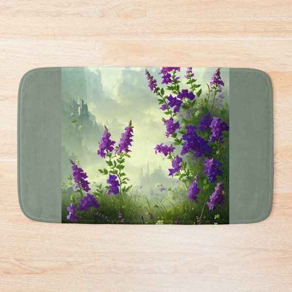 Item preview, July Larkspur Blooms designed and sold by FamiliarPufferfish.