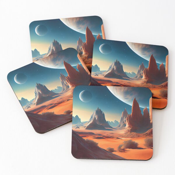 Item preview, Sci Fi Landscape  designed and sold by AiBroughtToLife.