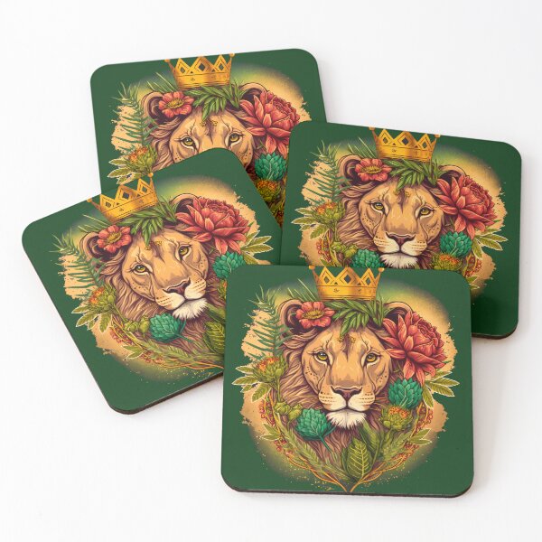 Item preview, lion rastafarian designed and sold by GOLDENLIONPERU.