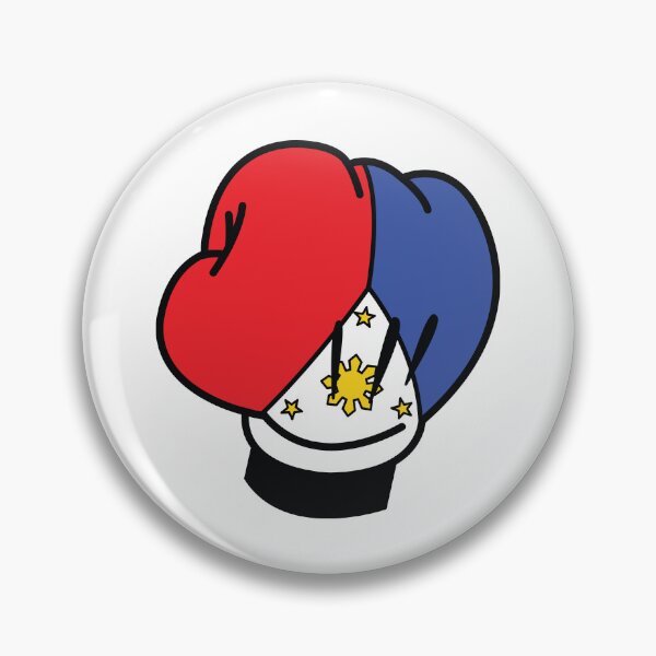 Item preview, MP Mickey Pacquiao Filipino Flag Boxing Glove by AiReal Apparel designed and sold by airealapparel.
