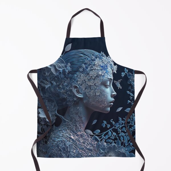 Item preview, Sapphire and Azurite Blue Flower Girl Design designed and sold by Juliascutecornr.