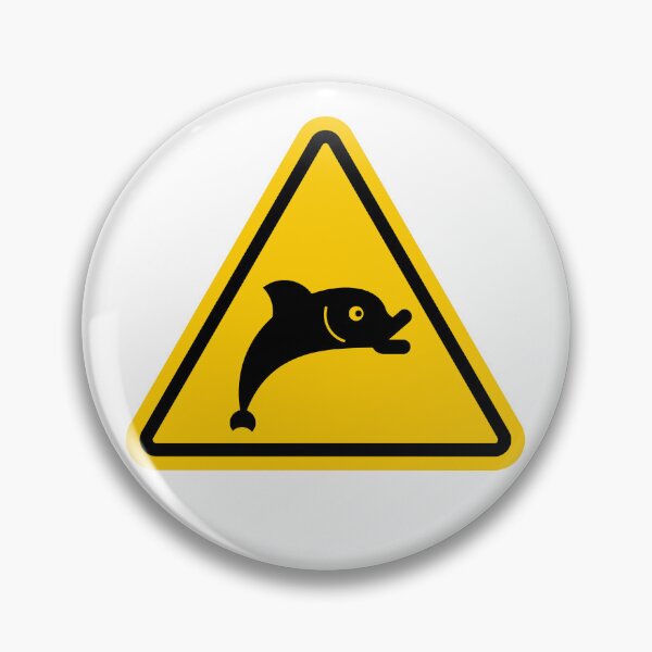 Item preview, Dolphin road sign designed and sold by Design Kingdom.