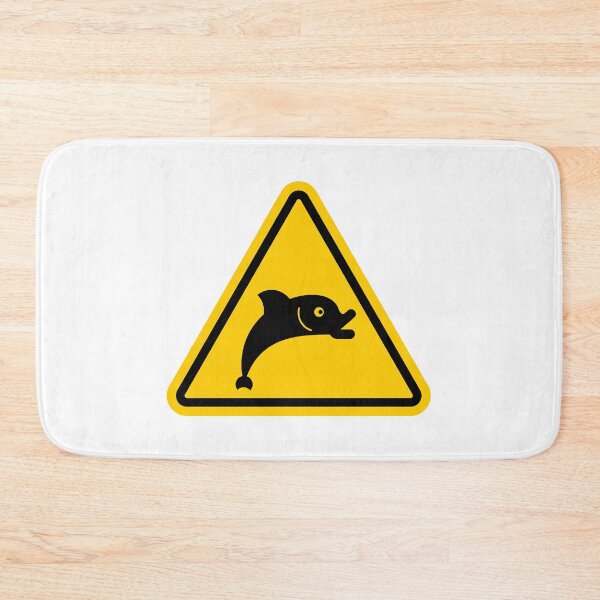 Item preview, Dolphin road sign designed and sold by Design Kingdom.