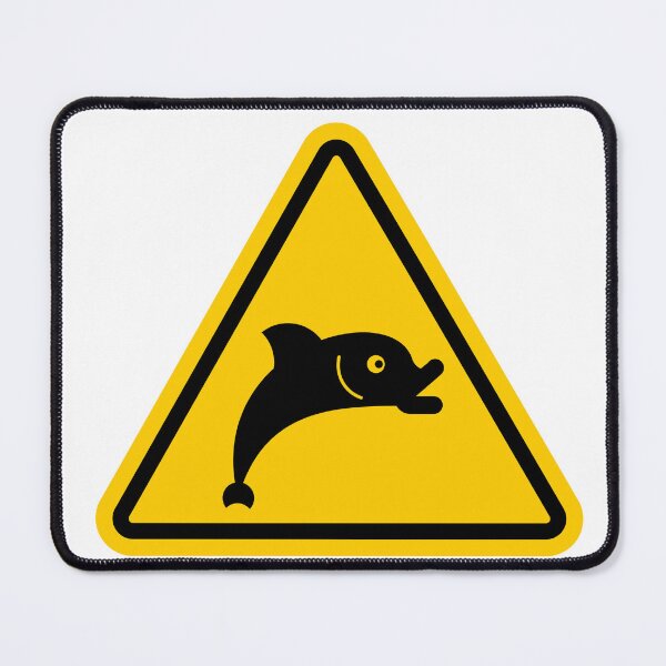 Item preview, Dolphin road sign designed and sold by Design Kingdom.