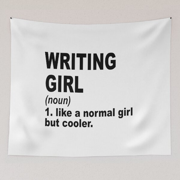 Item preview, writing Girl Like A Normal Girl But Cooler,writing Lovers Gift designed and sold by Dogs Geeky⭐⭐⭐⭐⭐.