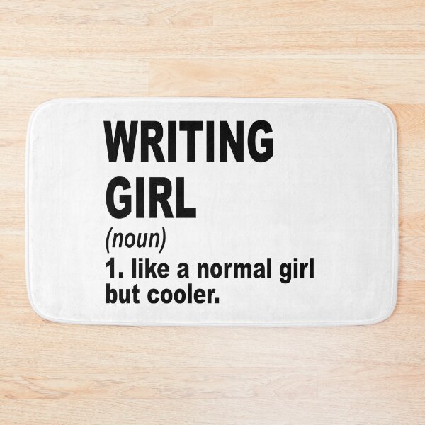 Item preview, writing Girl Like A Normal Girl But Cooler,writing Lovers Gift designed and sold by Dogs Geeky⭐⭐⭐⭐⭐.