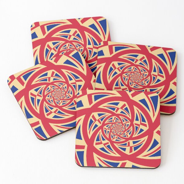 Item preview, Union Jack Spiral (vintage - white as transparent) designed and sold by MarkArtDesignUK.