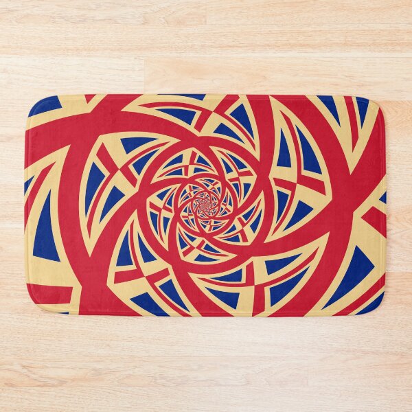 Item preview, Union Jack Spiral (vintage - white as transparent) designed and sold by MarkArtDesignUK.