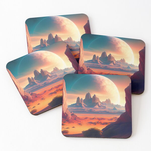 Item preview, Sci Fi Landscape  designed and sold by AiBroughtToLife.