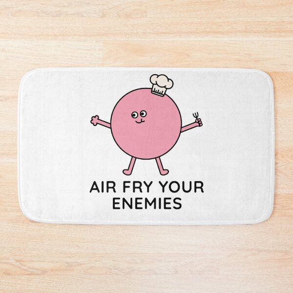 Item preview, Air fry your enemies - pink 2 designed and sold by maura41.