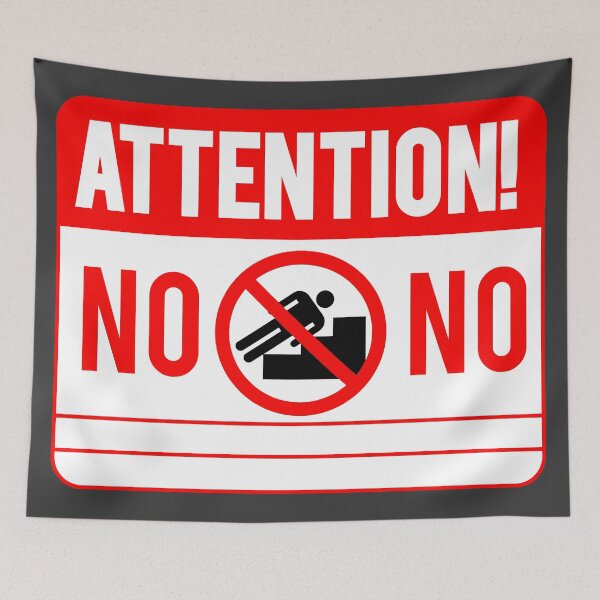 Item preview, Attention: No No designed and sold by Good Merch.