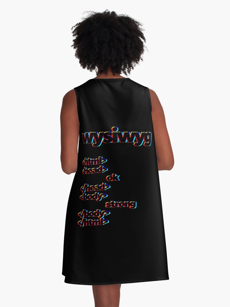 Thumbnail 3 of 4, A-Line Dress, WYSIWYG designed and sold by kloiks.