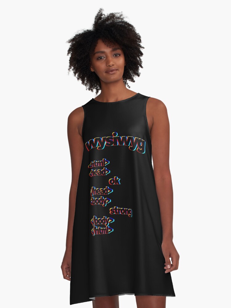 Thumbnail 1 of 4, A-Line Dress, WYSIWYG designed and sold by kloiks.