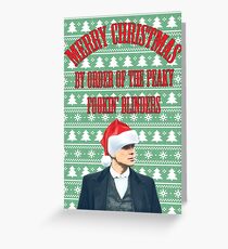 A Peaky Christmas Greeting Card