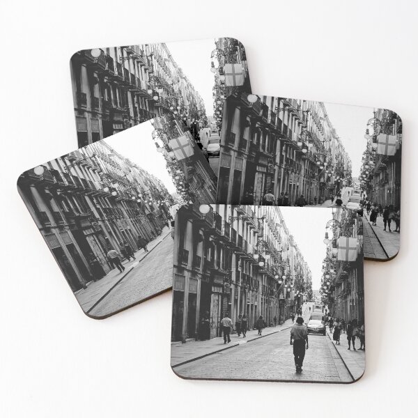 Item preview, Gothic Quarter in Barcelona - Black and White Travel Photography  designed and sold by CarolinaReina.
