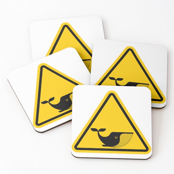 Item preview, Whale road sign designed and sold by Design Kingdom.
