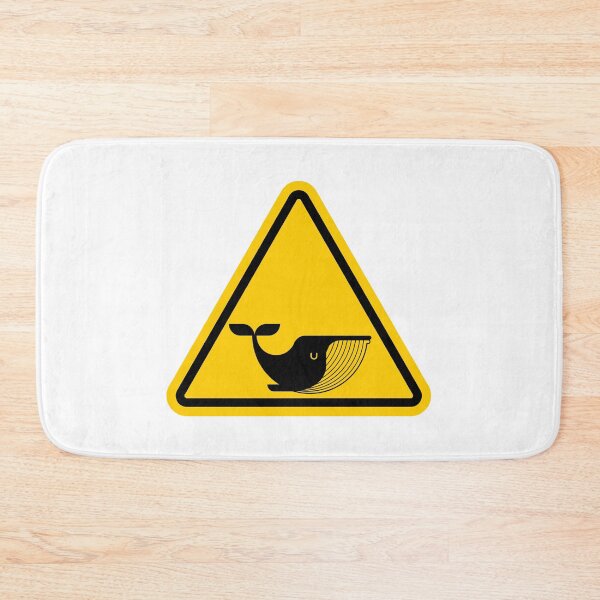 Item preview, Whale road sign designed and sold by Design Kingdom.