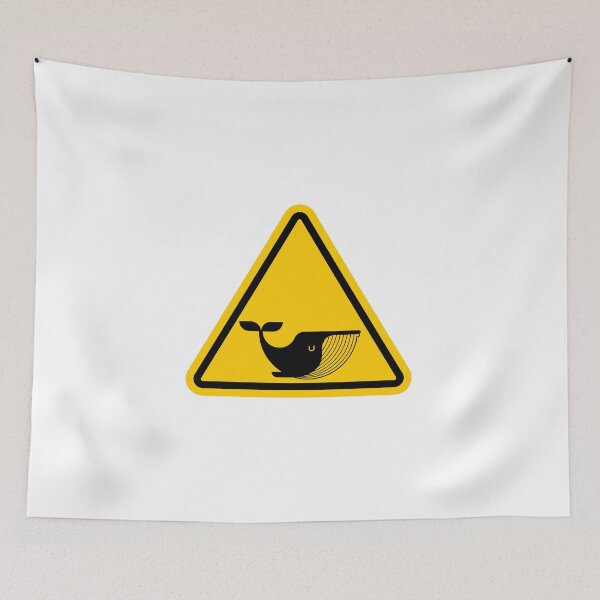 Item preview, Whale road sign designed and sold by Design Kingdom.