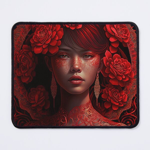 Item preview, Ruby Red Flower Girl Design designed and sold by Juliascutecornr.